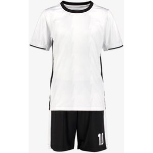 Dutchy tweedelige kinder sport set wit zwart - Maat 176