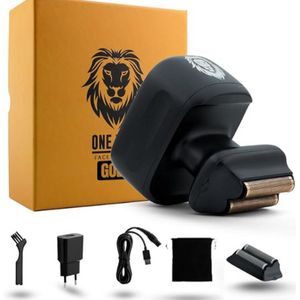 Skull Shaver - Gladde en Snelle Scheerervaring - Voor Hoofd, Gezicht en Nek - Ergonomisch en Draadloos Design - Precisie en Comfort in één - Voor een Strakke Look Thuis of Onderweg