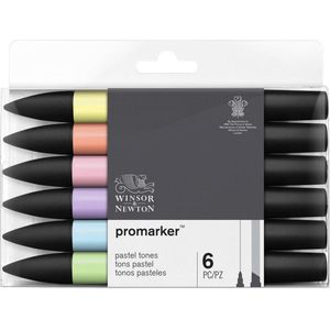Winsor & Newton promarker™ Pastel tones 6 set