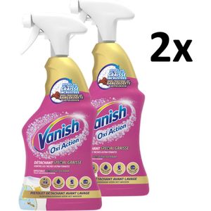 Vanish Gold Pink Spray Vlekkenverwijderaar - 2x500ml