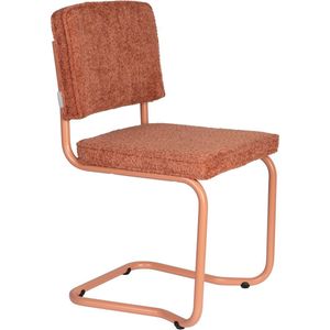 Zuiver Ridge Kink Eetkamerstoelen Soft Terra - Set van 2