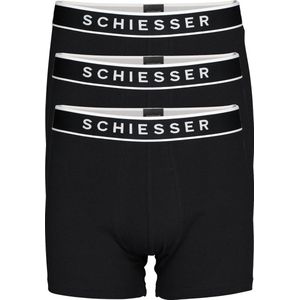 Schiesser 95/5 Organic Heren Shorts - Zwart - 3 pack - Maat M