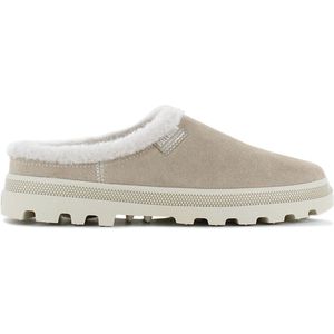 PALLADIUM Palladune Mule Warm - Pantoffels Slippers Leer Beige 74337-271-M - Maat EU 38 UK 5