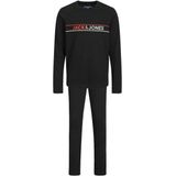 Jack & Jones Pyjama lange broek - Black - maat 140 (140) - Jongens Kinderen - 100% katoen- 12248589-Black-140
