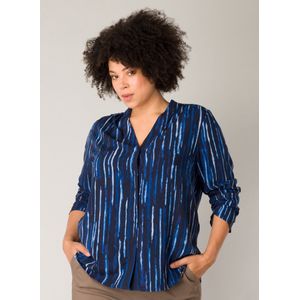 YESTA Raafke - Dark Navy/Multi Colo - maat X-0(44)