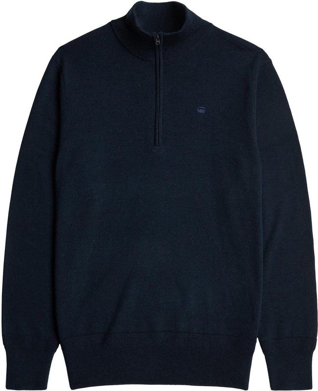 G-star - Premium Core - Half Rits Trui - 100% Verantwoorde Merinowol