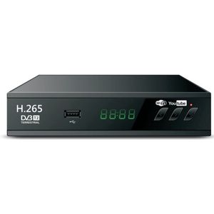 H.265 T2 TV Set-Top Box - Digitaal TV Set-Top Apparaat - mottagare DVB-T2 265 1080P High Definition