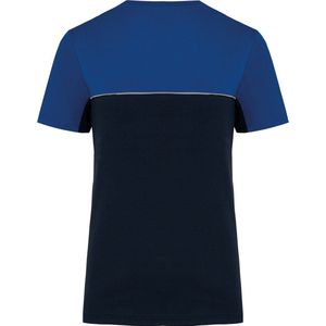 T-shirt Unisex S WK. Designed To Work Ronde hals Korte mouw Navy / Royal Blue 60% Katoen, 40% Polyester