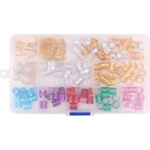 TheLau - Haaraccessoires Set - 150 Stuks voor Vlechten, Dreadlocks en Coils