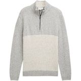 TOM TAILOR - Trui - Grijs Gemêleerd/Wit Gemêleerd - Schipperstruien