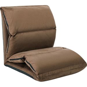 The Living Store Loungebed - Microvezel - Verstelbaar - Inklapbaar - 216x56x9 cm