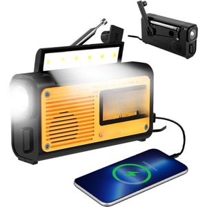 Lexium Noodradio solar opwindbaar - Radio - Noodradio - Weerradio - Radio voor Noodgevallen - Nood - Muziek - Nieuws - Noodpakket - Rampen - Praktisch - Zonneenergie