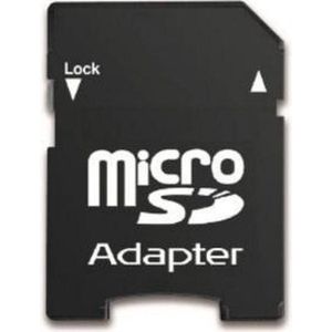 Qatrixx TF MicroSD SDHC Adapter - Zwart