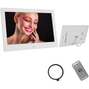 KINSI Digitale Fotolijst 10,1 Inch | Hoge Reslutie 1024x600 | Met Afstandsbediening | Externe SD-Kaart Compatibiliteit (tot 32 GB) | Auto-Rotatie Functie | Zwart & Wit