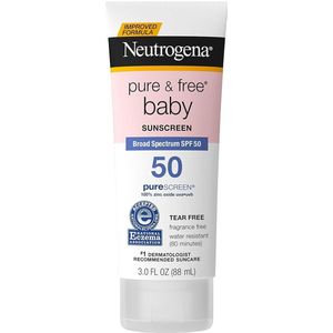 Neutrogena Pure & Free Baby Minerale Zonnebrandlotion met breed spectrum SPF 50 & Zinkoxide - 88ml
