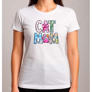 Sweet Kitty Mom - T Shirt - BestMom - NumberOneMom - MomLife - SuperMom - Cute - BesteMama - NummerEenMama - MamaLeven - SuperMama - Cat - Kat