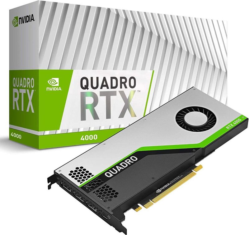 PNY VCQRTX4000-PB videokaart NVIDIA Quadro RTX 4000 8 GB GDDR6