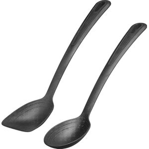 Westmark - 286122E6 - Groentelepels en Pannenlepels - Zwart - 2-delige Set - 15, 30 en 45 ml