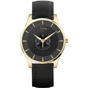 SUITS YOU SLIM OLEG DOUBLE PLATED YELLOW GOLD 3-HAND 5 ATM - 40MM