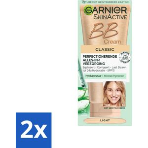 Garnier - SkinActive - BB Cream Classic Light - 50 ml - 5-in-1 Verzorging - Dagcrème - Lichte Huid