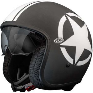 Motorhelm - Dyneema/Koolstof/Aramidevezel - Zwart - ECE 22.06