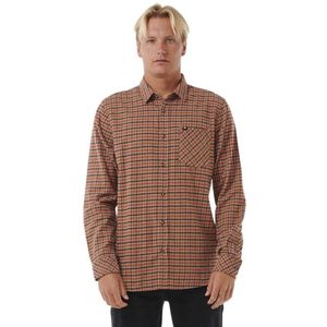 Rip Curl - Count Flannel Shirt - Overhemd - Katoen - Geweven Label - Borstzak