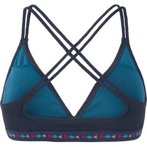 Protest Mixtiamat 24 – Triangel bikini top Dames – Kruisbanden – Uitneembare vulling – Mix & Match – Ink Blue