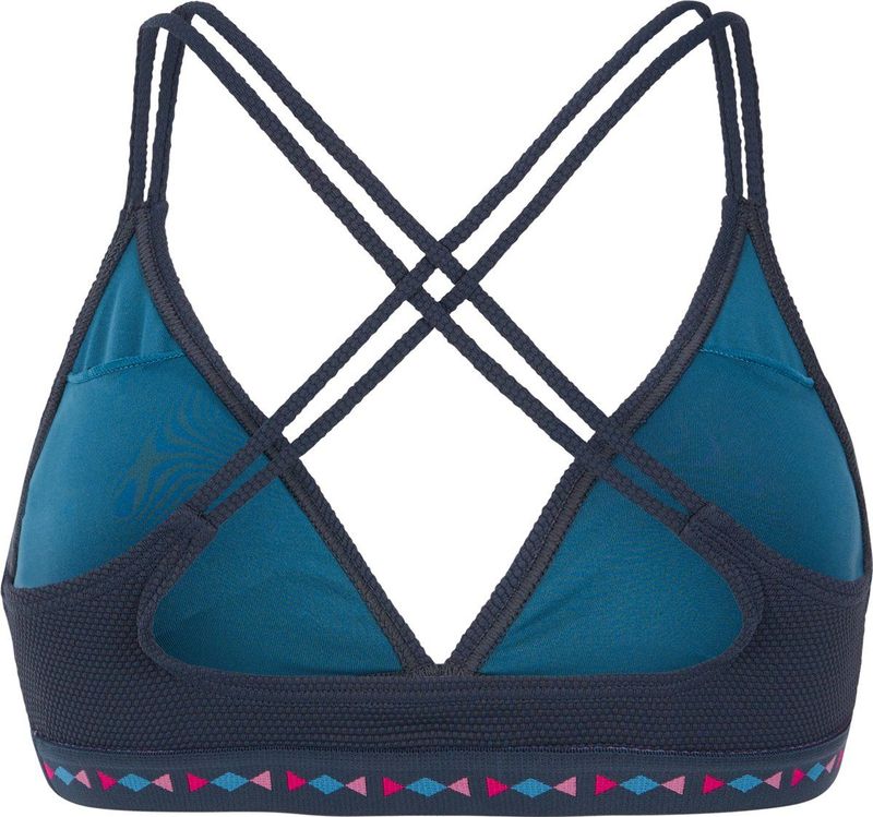 Protest Mixtiamat 24 – Triangel bikini top Dames – Kruisbanden – Uitneembare vulling – Mix & Match – Ink Blue