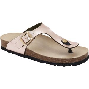 SCHOLL NICOLE Lamsynth-W Dames Slippers - Rose Copper - Maat 41