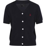 DreiMaster - Klassik - Gebreid Vest - Nachtblauw