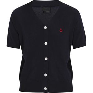 DreiMaster - Klassik - Gebreid Vest - Nachtblauw