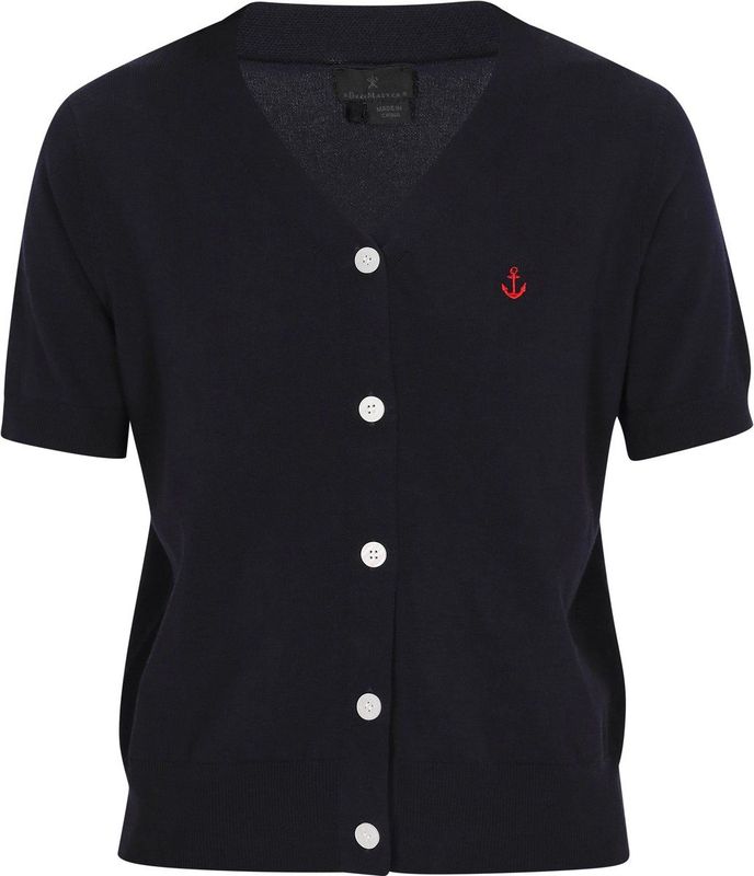 DreiMaster - Klassik - Gebreid Vest - Nachtblauw