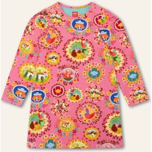 Oilily - Damsel jersey dress - Roze - 74/12m