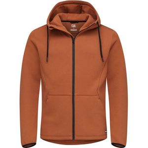 Cutter & Buck Pemberton Hood FZ Heren 358418 - Roest Oranje - S