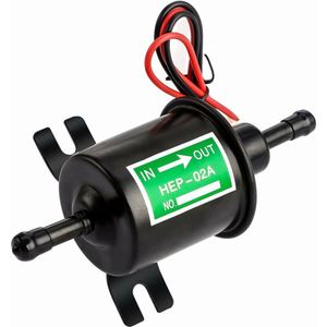 Geschikt voor 12V elektrische brandstofpomp HEP-02A Lagedruk elektrische brandstofpomp 2,5-4 PSI voor alle auto's, vrachtwagens en boten