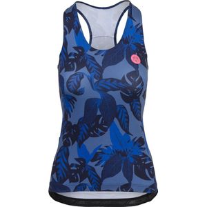 AGU Botanic Mouwloos Fietsshirt Dames Trend - Blauw - S