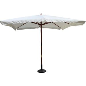 Concept-U - Houten parasol 3 x 3 m ecru PALAWAN