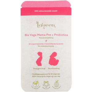 Laveen Bio Vega Mama Pre + Probiotica - Navulverpakking – Probiotica Capsules - Vegan - 100% natuurlijk