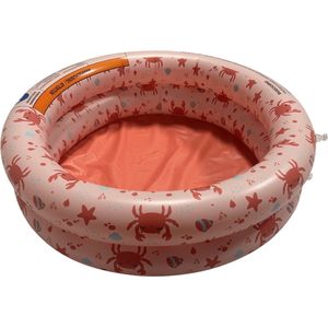Swim Essentials Babyzwembadje Opblaasbaar - Zwembad Baby – Rode Krab - Ø 60 cm