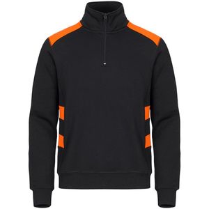 Clique Ambition Half Zip 021075 - Signaaloranje - 4XL