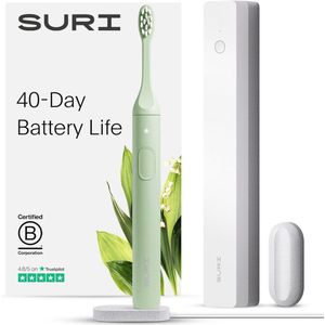 Duurzame Sonische Tandenborstel met UV-C Reiniging en Oplaadstandaard - Slank Design en 2 Reinigingsmodi