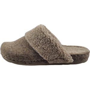 Instapper winterklompen grijsbruin - maat 36