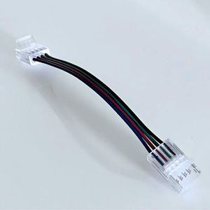 Dubbele Connector voor RGB 10mm LED-strip IP20 - Kunststof - SILUMEN