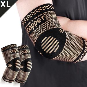 DOWO ® - Elleboog Brace - Tennisarm Brace - Koper - Brace Elleboog - Arm brace – Tenniselleboog – Armbrace - Elbow Sleeve – Sportbrace - Onderarm spalk – Zwart – 2 stuks - XL