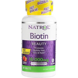 Natrol - Biotine 10000mcg - Voedingssupplement - 60 Tabletten