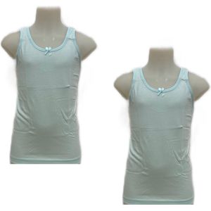 Embrator meisjes Hemdjes 2-stuks aqua maat 128/134