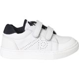 Sneakers - Wit - Leer - Contrasterende Hiel