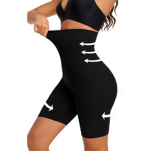 Shapewear Corrigerend Ondergoed Hoge Taille | Heupliftende Bodyshaper I Afslankbroek i Tailletrimmers I Billen, Buik & Dijen| Correctie Buik Ondergoed | Maat M/L I Zwart