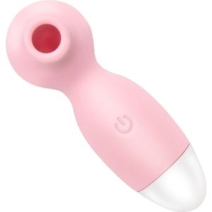 Luchtdruk vibrator klein - 12,2cm - Lichtroze