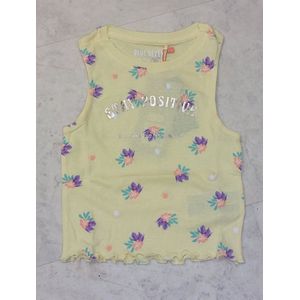 Blue Seven-Girls knitted tank top-Citrus-Yellow